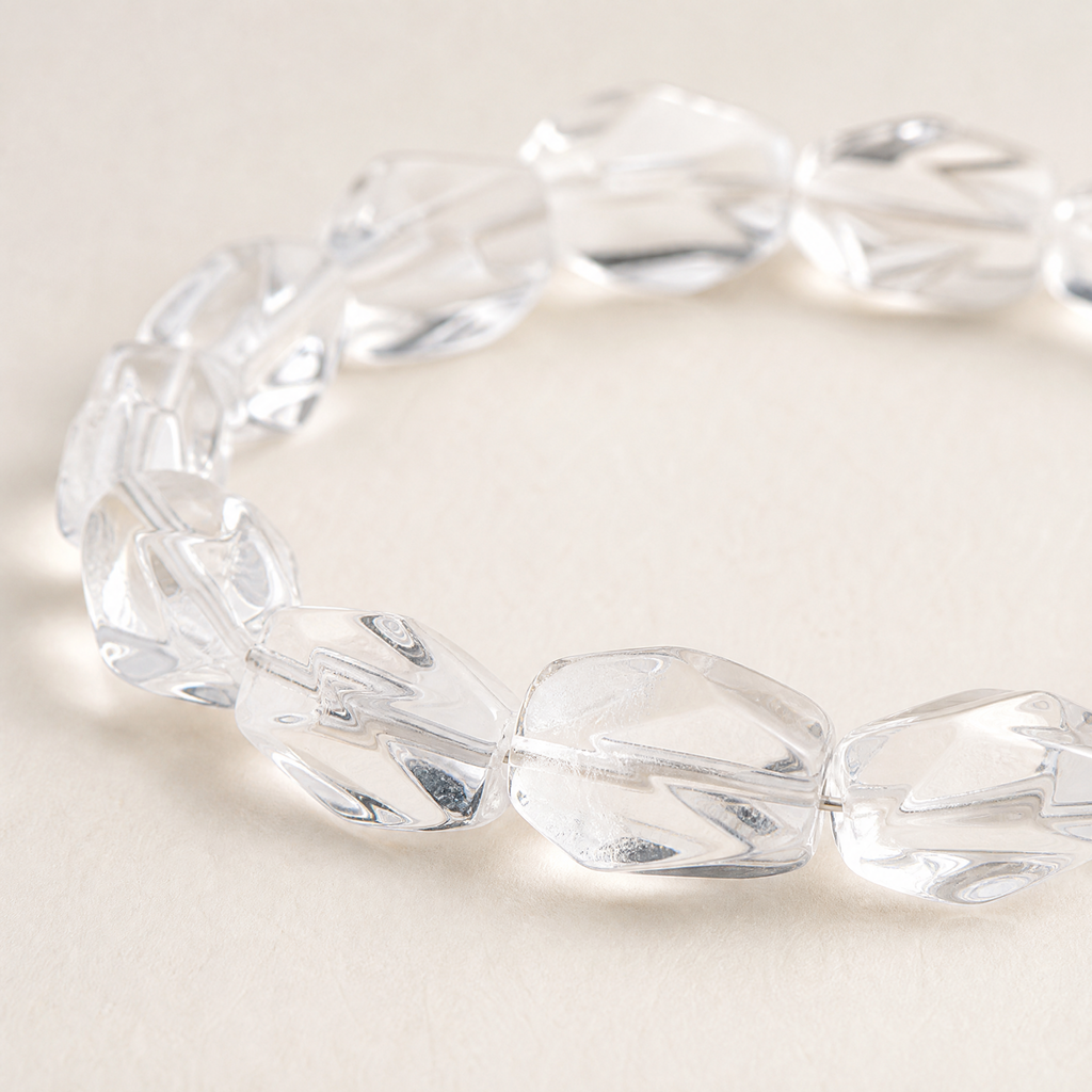 Freeform Clear Quartz Bracelet