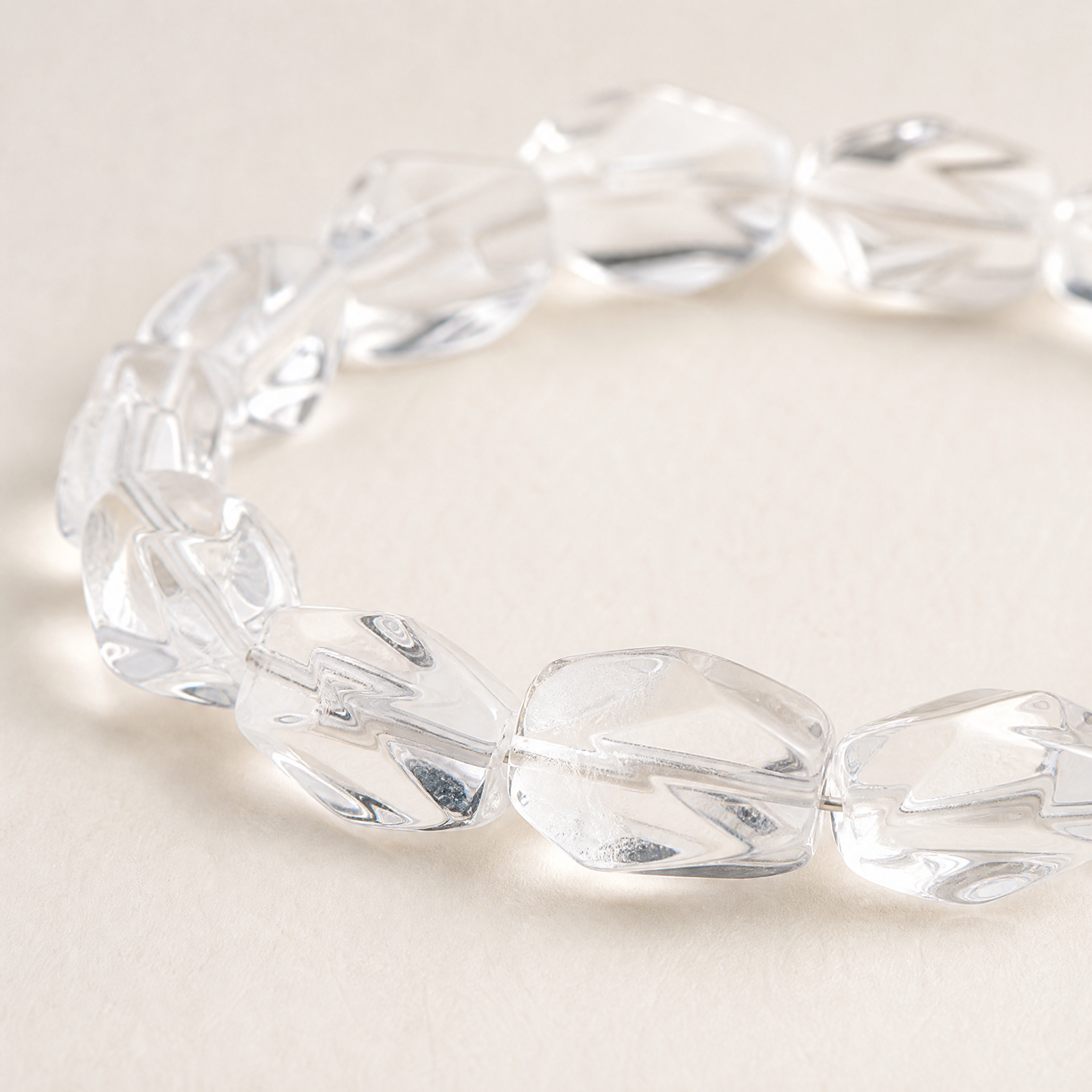 Freeform Clear Quartz Bracelet