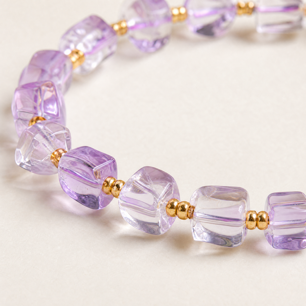 Freeform Amethyst Bracelet