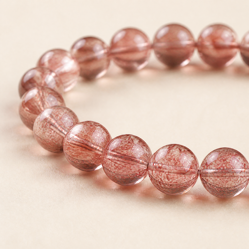 Strawberry Quartz Bracelet