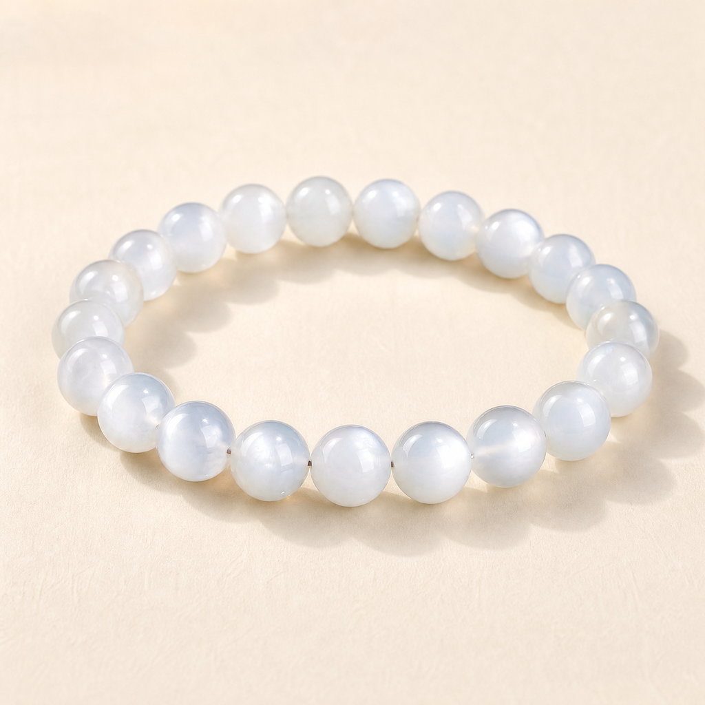 White Moonstone Bracelet