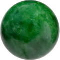 Deep Green Chalcedony Bead