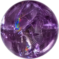 Purple Azeztulite Bead
