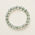 Layered Green Phantom Quartz Bracelet
