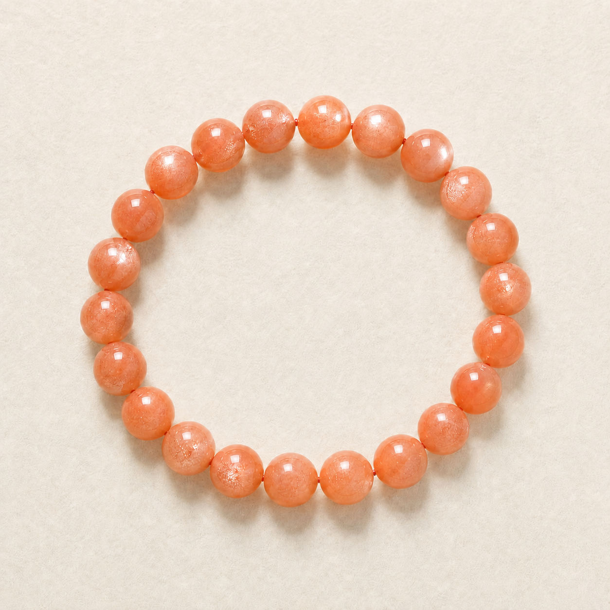 Orange Moonstone Bracelet