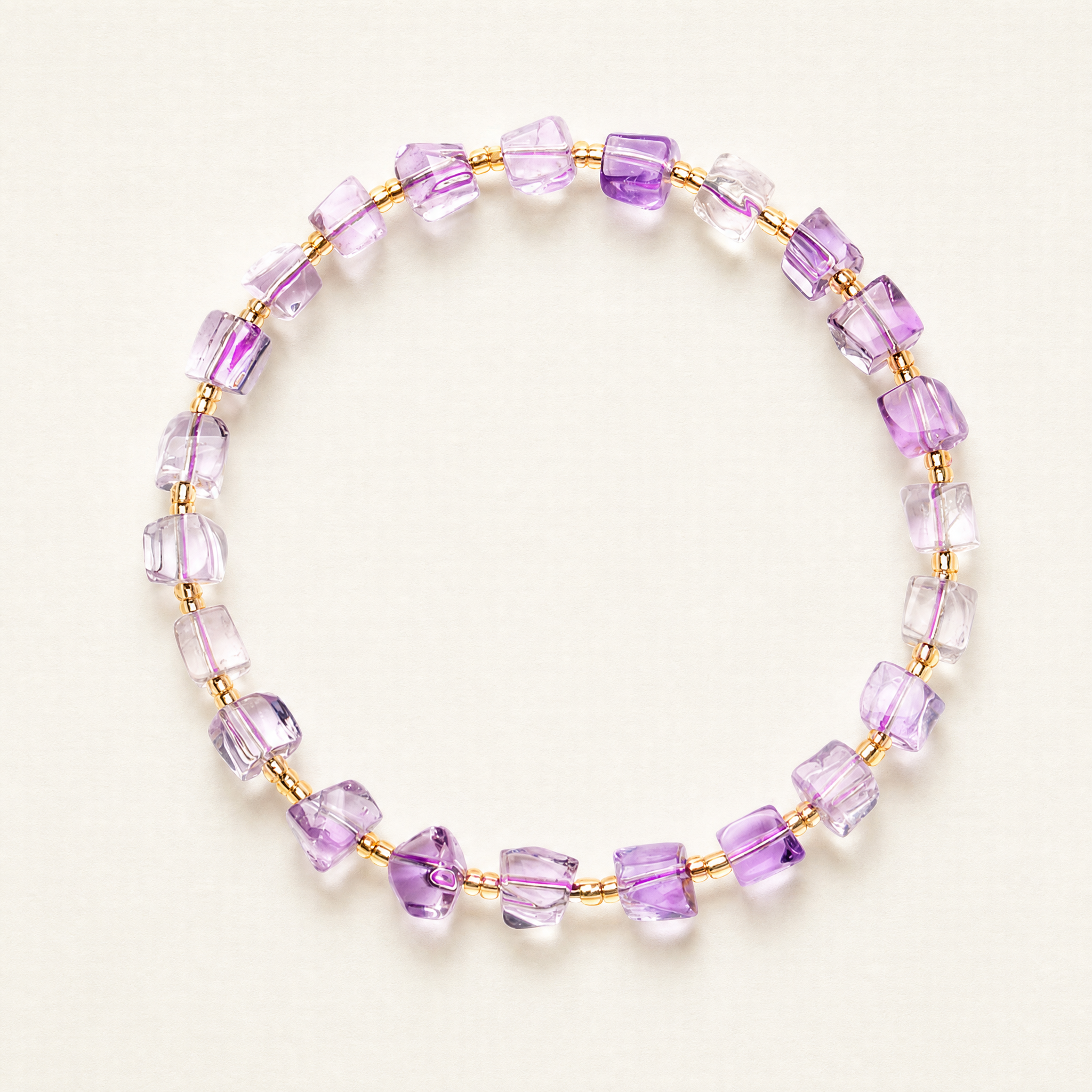 Freeform Amethyst Bracelet