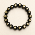Double Eye Gold Sheen Obsidian Bracelet